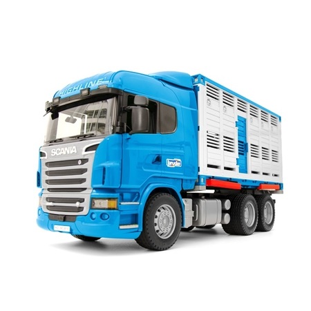 農業 はたらく車 bruder SCANIA 牛運搬トラック&牛セット BR03549
