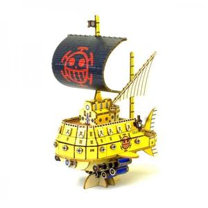 3D木製パズル Wooden Art ki-gu-mi ワンピース トラファルガー・ローの潜水艦
