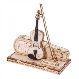 DIY つくるんです! 3Dウッドパズル 楽器シリーズ ヴァイオリン TG604【日本語説明書付き】