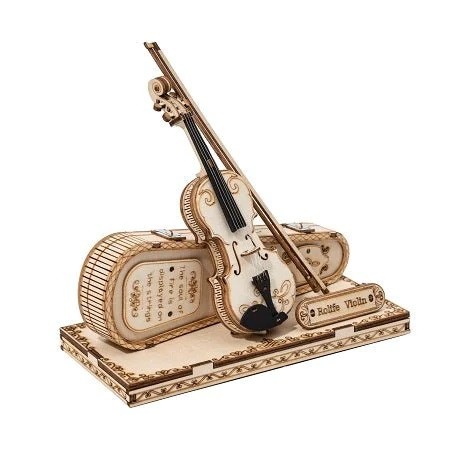 DIY つくるんです! 3Dウッドパズル 楽器シリーズ ヴァイオリン TG604【日本語説明書付き】