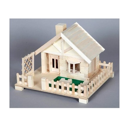 木工工作キット 加賀谷木材 芝生のある家 貯金箱