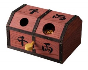 木工工作キット 加賀谷木材 カギ付き宝箱 貯金箱キット