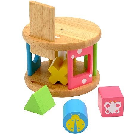 積み木 木のおもちゃ 知育玩具 エデュテ KOROKOROパズル LA-001