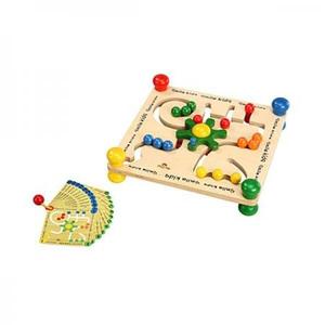 木のおもちゃ 知育玩具 ベビー プレイミートイズ ビーズステアリング H0515