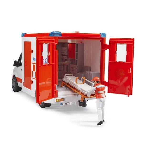 新品未開封　箱　最新版ブルーダー　MB救急車　メルセデスベンツ